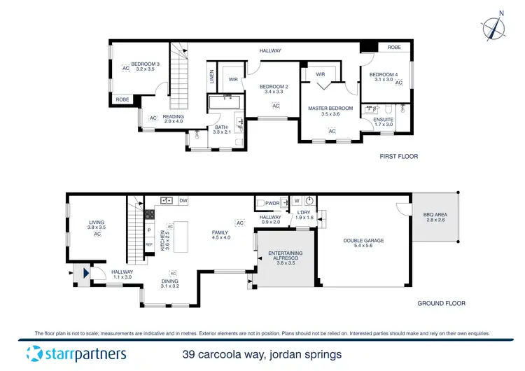 Floorplan of Homely house listing, 39 Carcoola Way, Jordan Springs NSW 2747