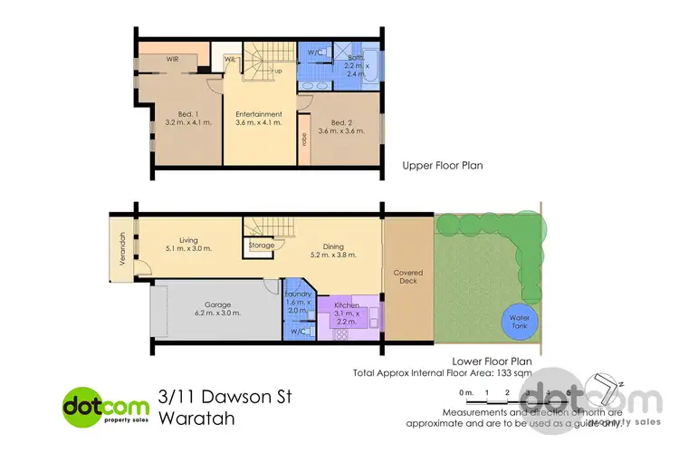 Floorplan of Homely townhouse listing, 3/11 Dawson Street, Waratah NSW 2298