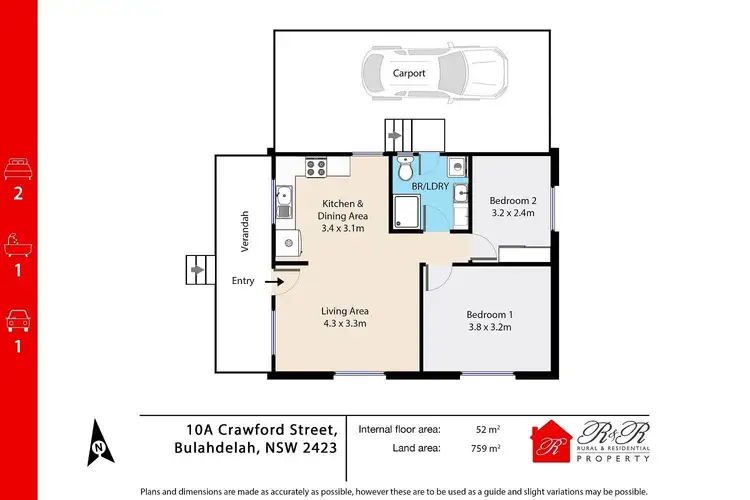 Floorplan of Homely house listing, 10A Crawford Street, Bulahdelah NSW 2423
