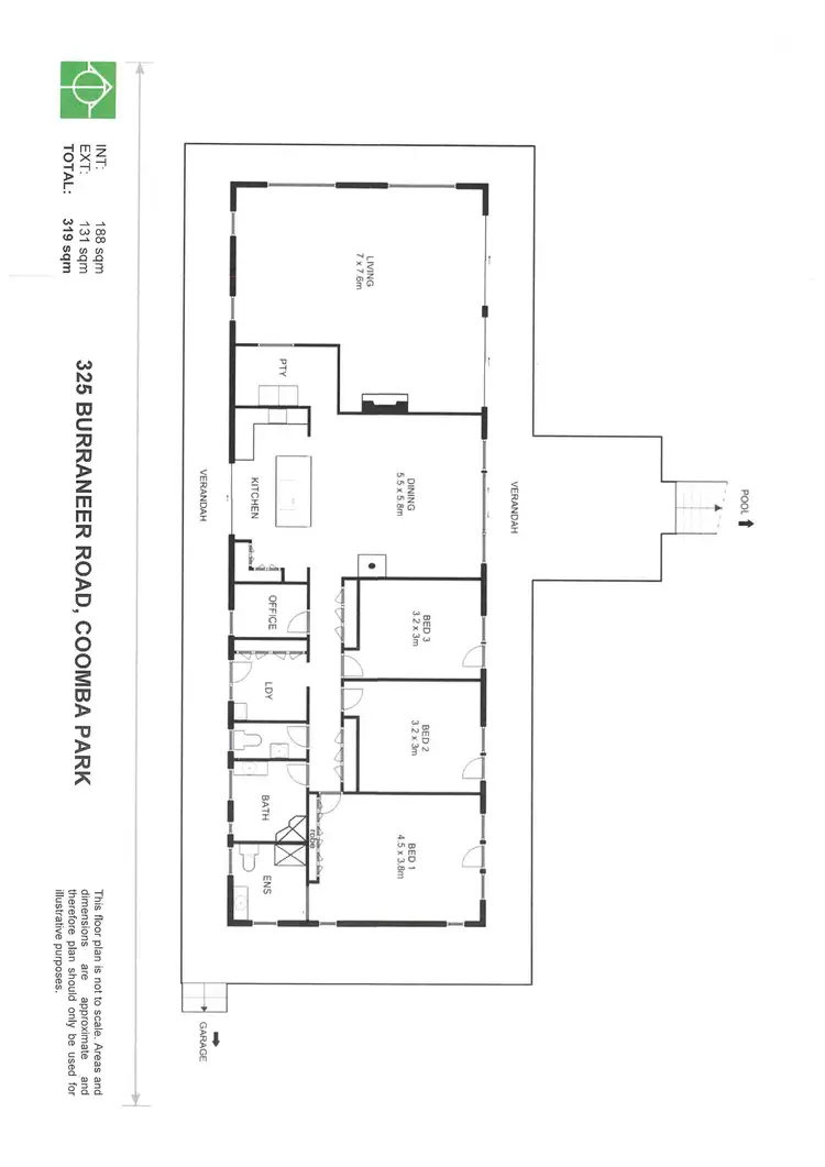 Floorplan of Homely rural property listing, 325 Burraneer Road, Coomba Park NSW 2428