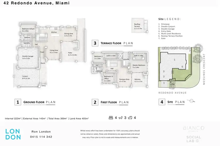 Floorplan of Homely house listing, 42 Redondo Avenue, Miami QLD 4220