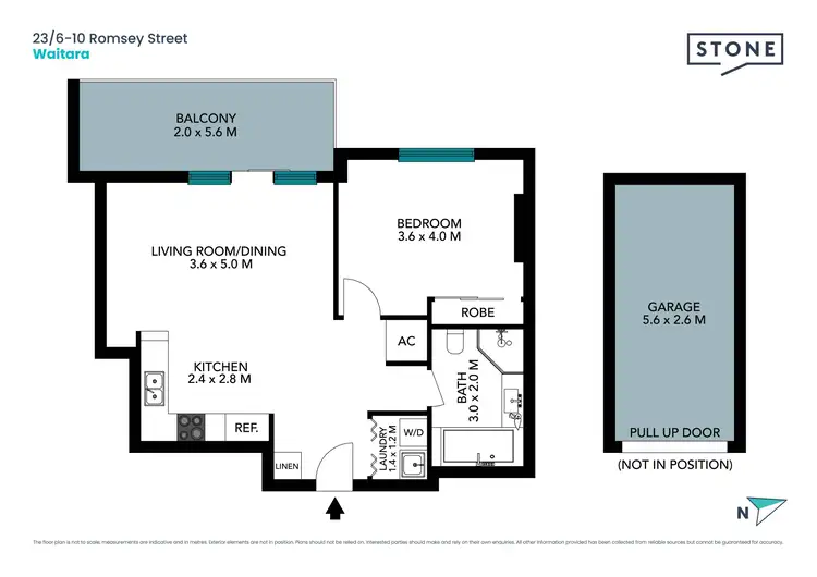Floorplan of Homely apartment listing, 23/6-10 Romsey Street, Waitara NSW 2077