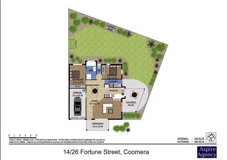 Floorplan of Homely unit listing, 14/26 Fortune Street, Coomera QLD 4209