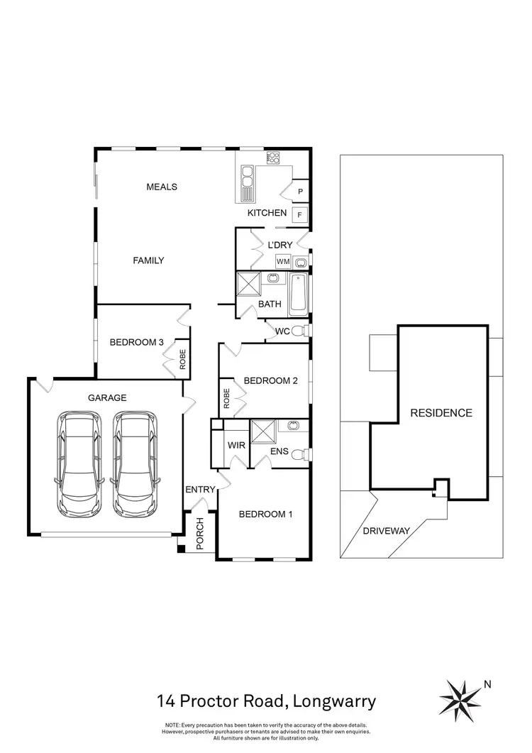 Floorplan of Homely house listing, 14 Proctor Road, Longwarry VIC 3816
