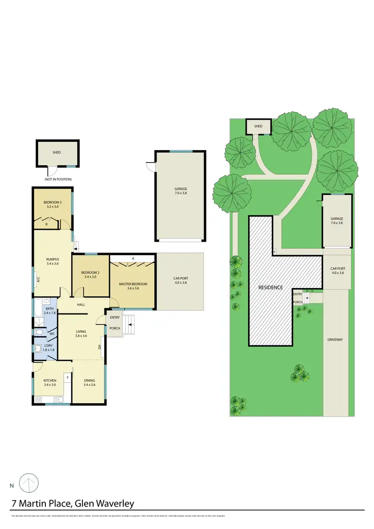 Floorplan of Homely house listing, 7 Martin Place, Glen Waverley VIC 3150