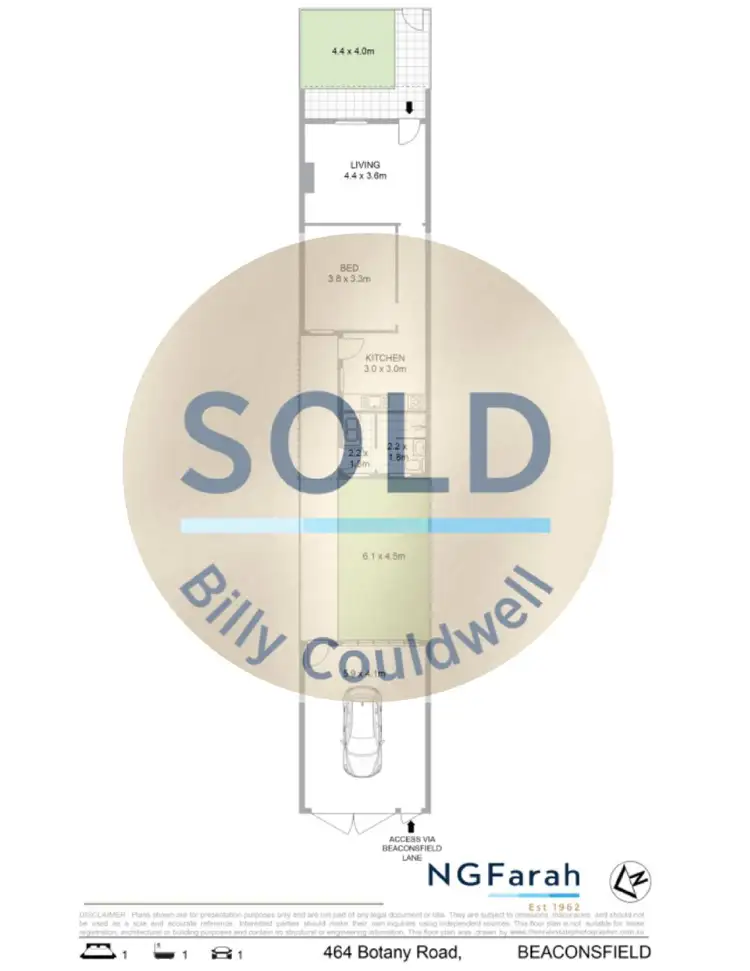 Floorplan of Homely house listing, 464 Botany Road, Beaconsfield NSW 2015