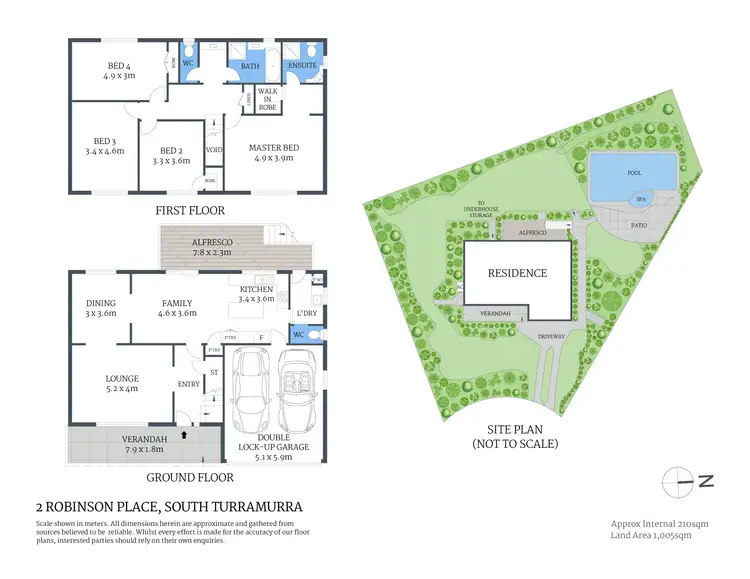 Floorplan of Homely house listing, 2 Robinson Place, Turramurra NSW 2074