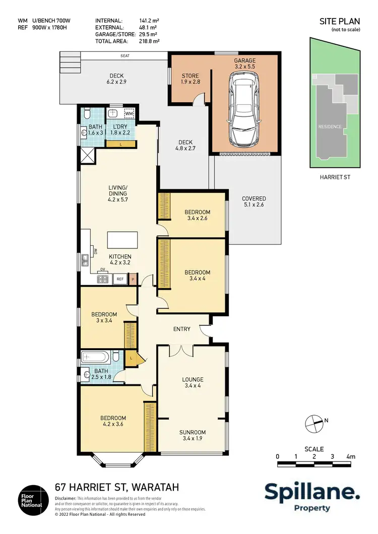 Floorplan of Homely house listing, 67 Harriet Street, Waratah NSW 2298