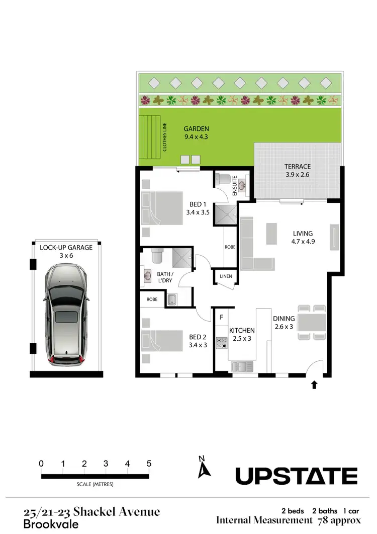Floorplan of Homely unit listing, 25/21-23 Shackel Avenue, Brookvale NSW 2100
