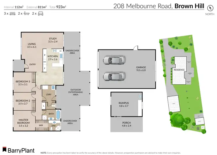 Floorplan of Homely house listing, 208 Melbourne Road, Brown Hill VIC 3350