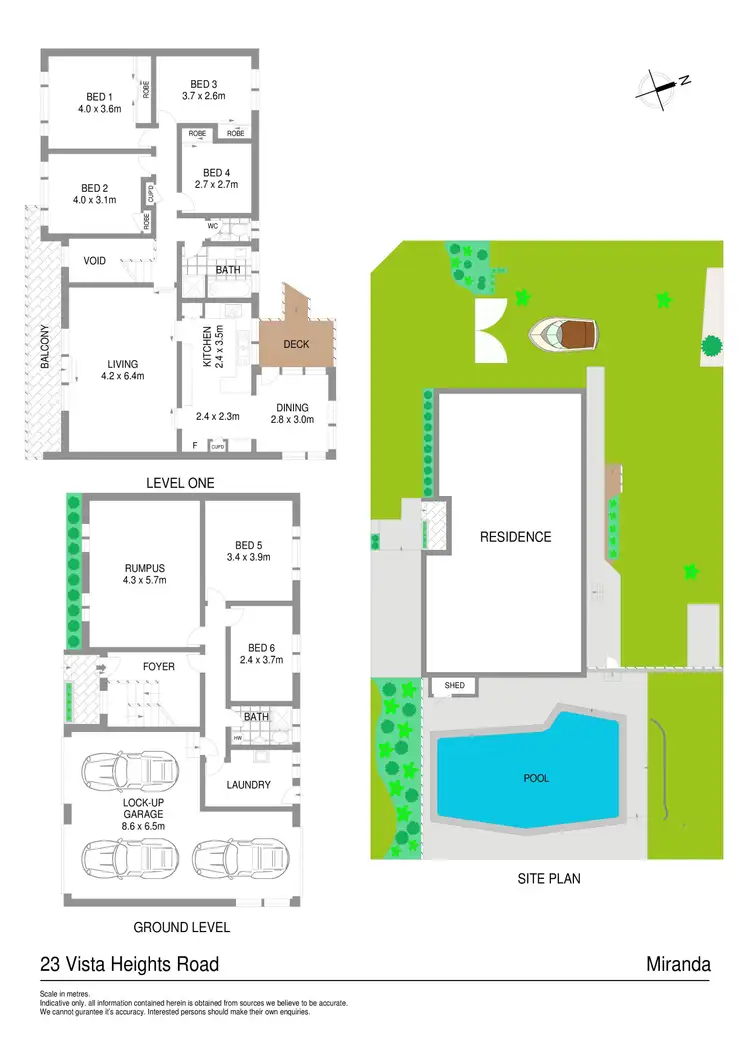 Floorplan of Homely house listing, 23 Vista Heights Road, Miranda NSW 2228