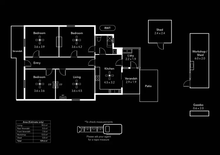 Floorplan of Homely house listing, 103 Fletcher Road, Peterhead SA 5016