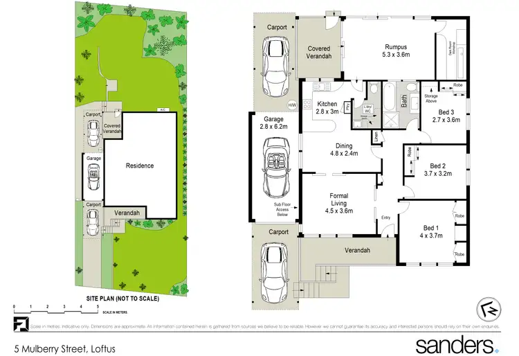 Floorplan of Homely house listing, 5 Mulberry Street, Loftus NSW 2232