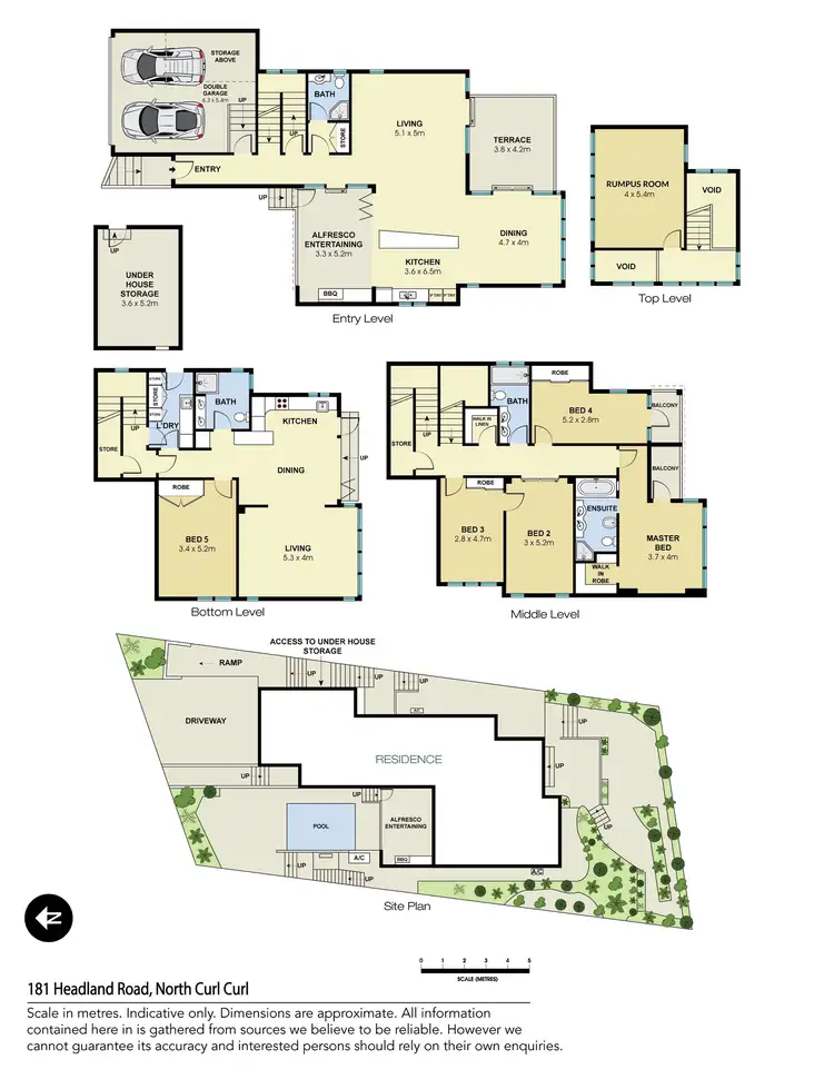 Floorplan of Homely house listing, 181 Headland Road, North Curl Curl NSW 2099