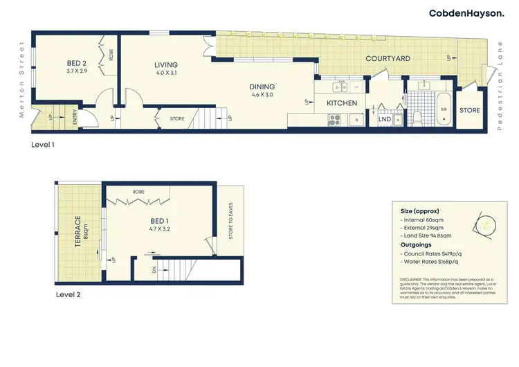 Floorplan of Homely house listing, 18 Merton Street, Rozelle NSW 2039