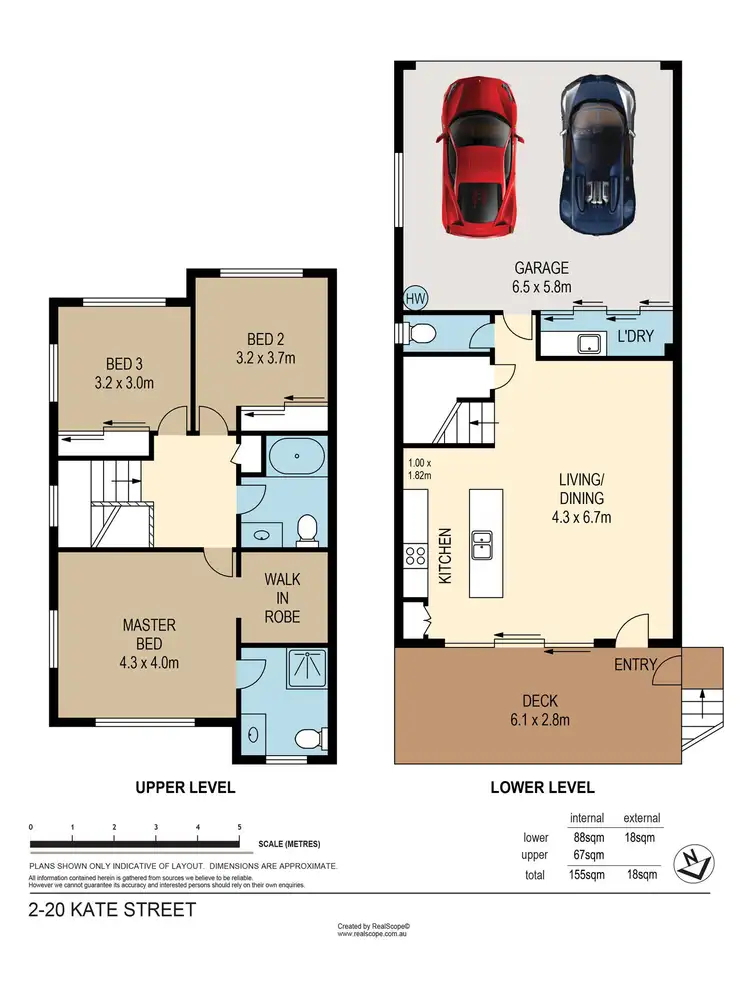 Floorplan of Homely townhouse listing, 2/20 Kate Street, Carina QLD 4152