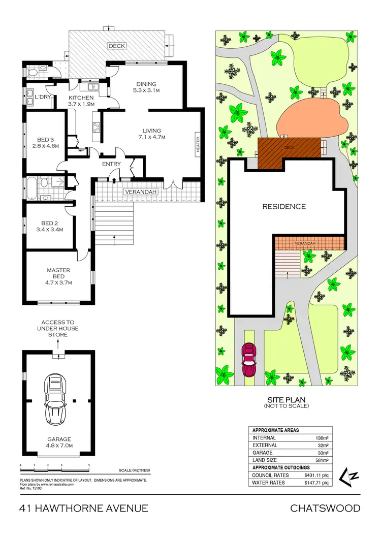 Floorplan of Homely house listing, 41 Hawthorne Avenue, Chatswood NSW 2067