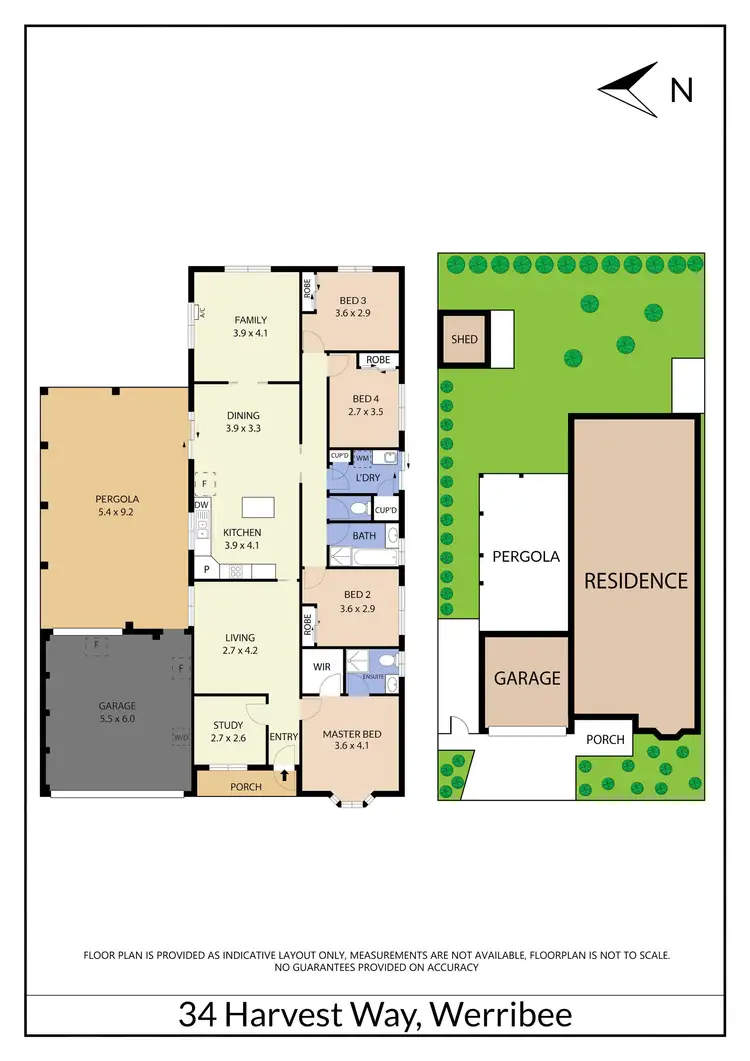 Floorplan of Homely house listing, 34 Harvest Way, Werribee VIC 3030