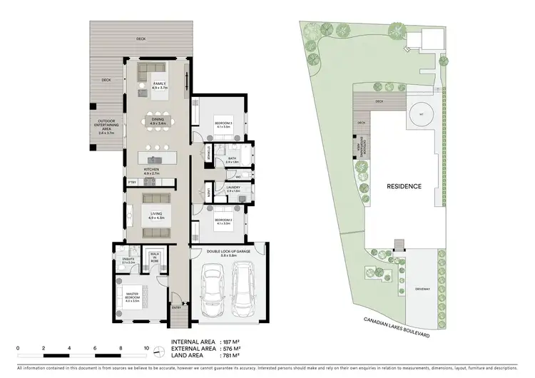 Floorplan of Homely house listing, 164 Canadian Lakes Boulevard, Canadian VIC 3350