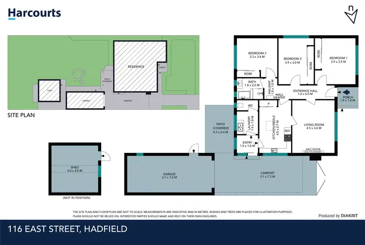 Floorplan of Homely house listing, 116 East Street, Hadfield VIC 3046