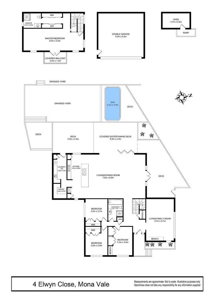 Floorplan of Homely house listing, 4 Elwyn Close, Mona Vale NSW 2103