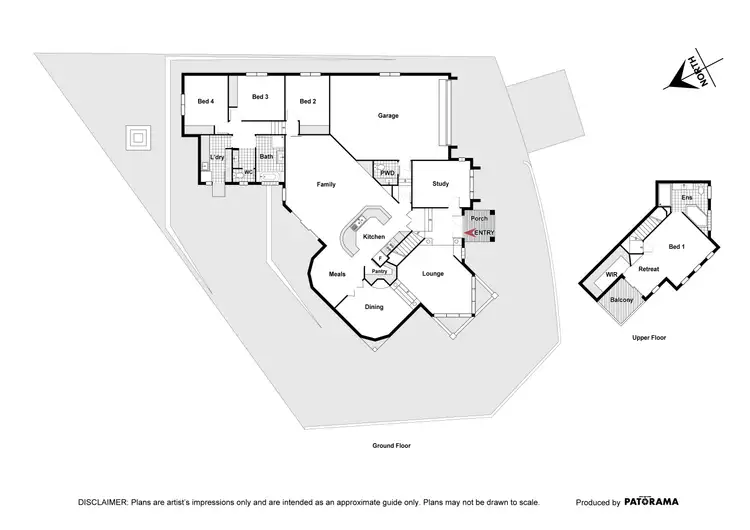 Floorplan of Homely house listing, 15 Montgomery Place, Conder ACT 2906