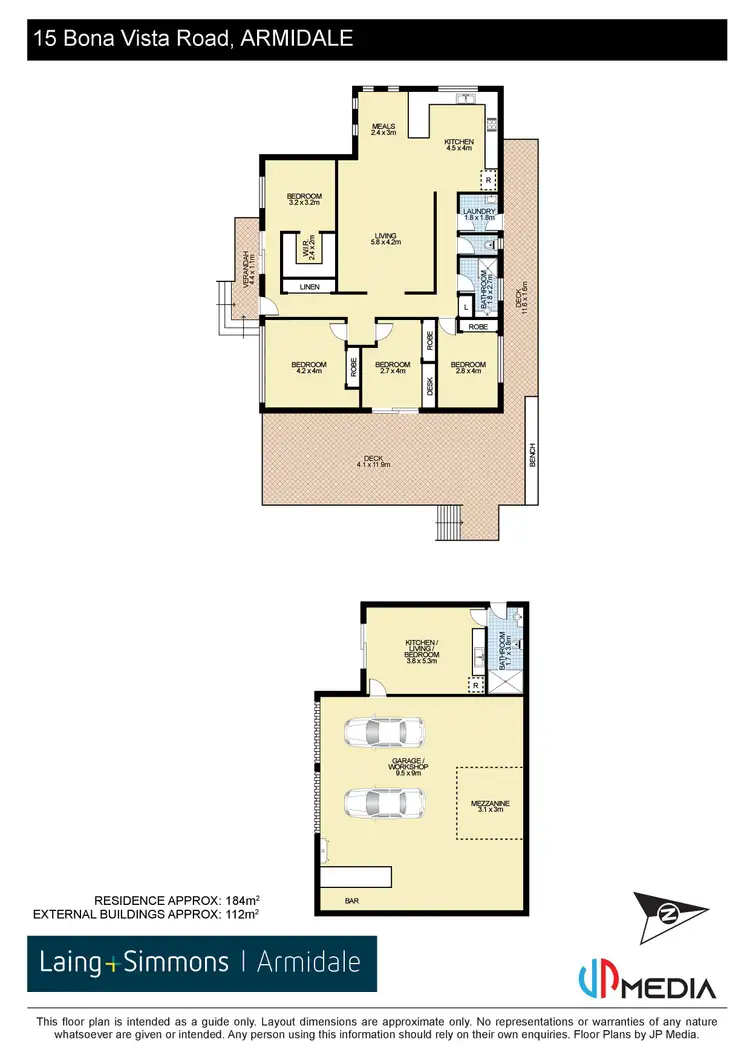 Floorplan of Homely house listing, 15 Bona Vista Road, Armidale NSW 2350