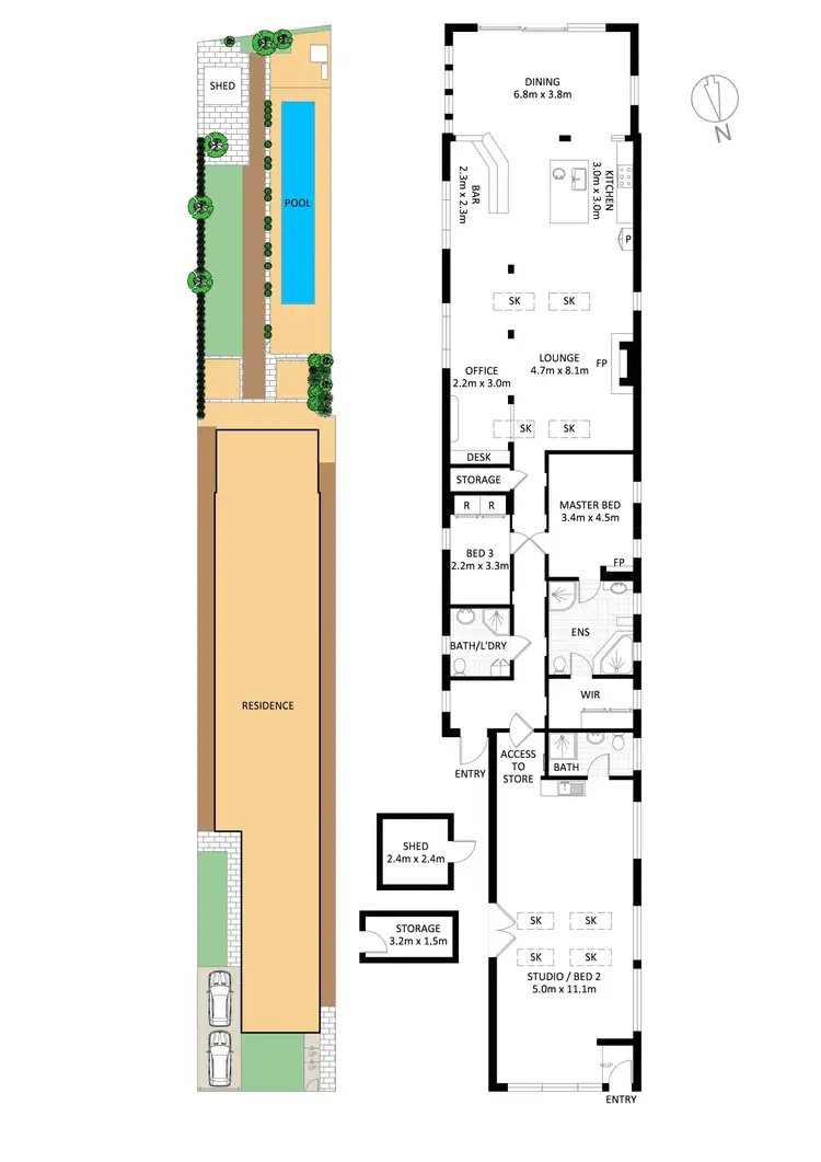 Floorplan of Homely house listing, 28 Gannon Street, Tempe NSW 2044