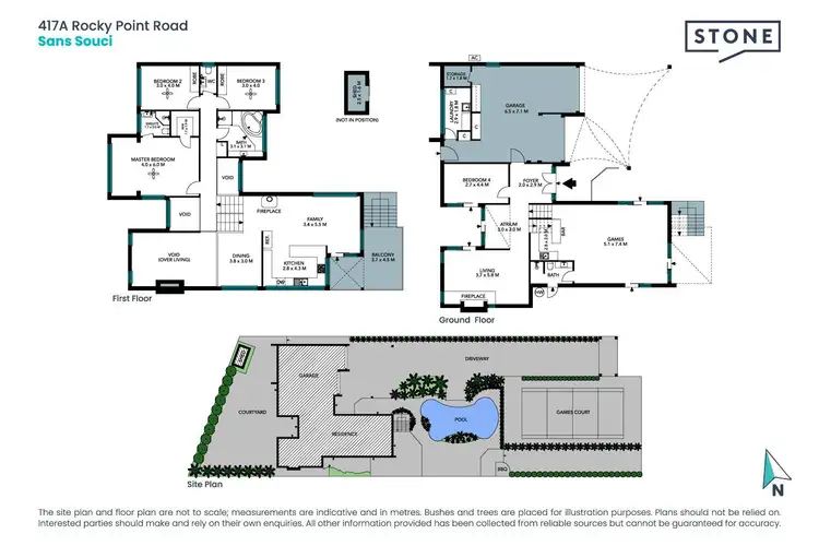 Floorplan of Homely house listing, 417A Rocky Point Road, Sans Souci NSW 2219