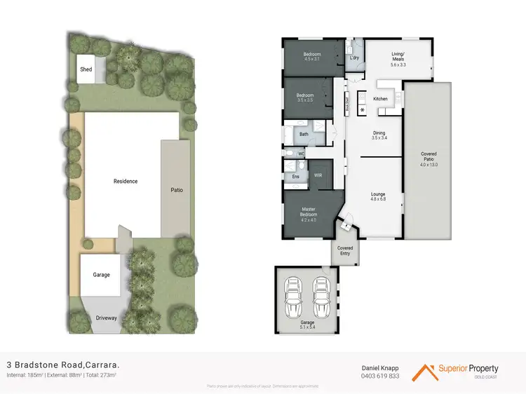 Floorplan of Homely house listing, 3 Bradstone Road, Carrara QLD 4211