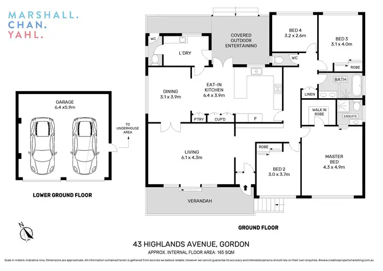 Floorplan of Homely house listing, 43 Highlands Avenue, Gordon NSW 2072