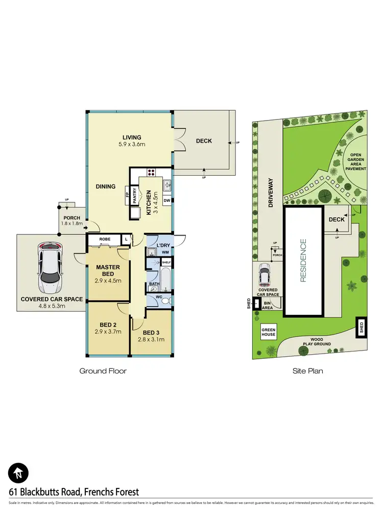 Floorplan of Homely house listing, 61 Blackbutts Road, Frenchs Forest NSW 2086