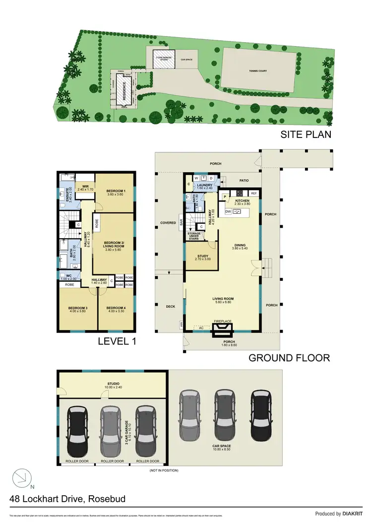 Floorplan of Homely house listing, 48 Lockhart Drive, Rosebud VIC 3939