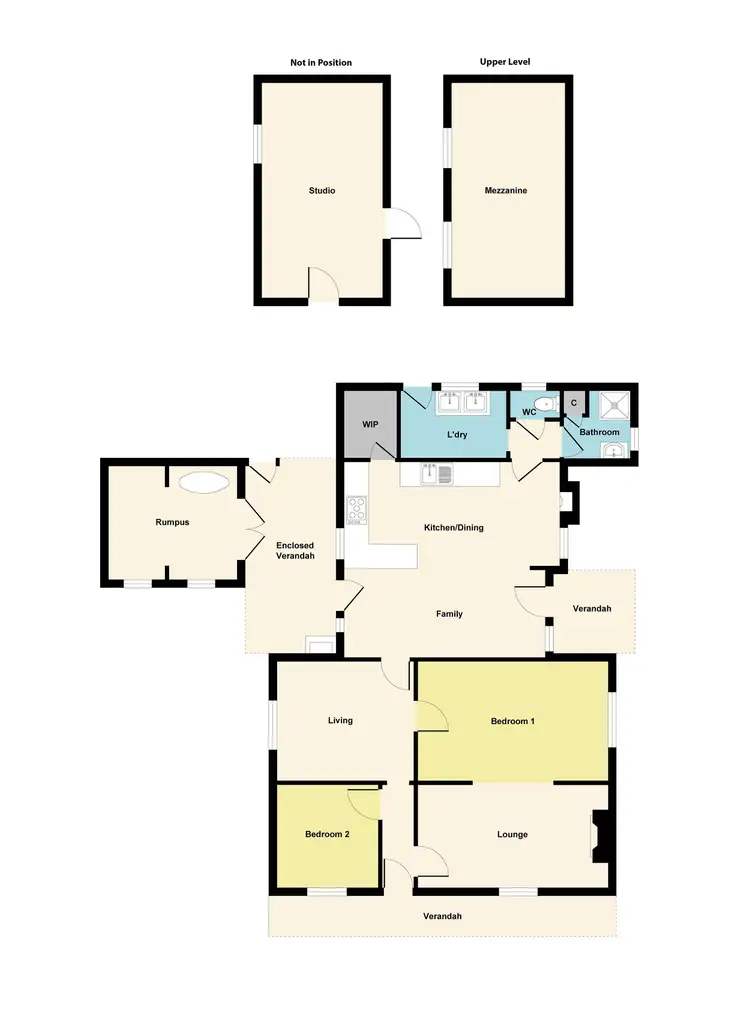 Floorplan of Homely house listing, 6 Argyle Street, Talbot VIC 3371
