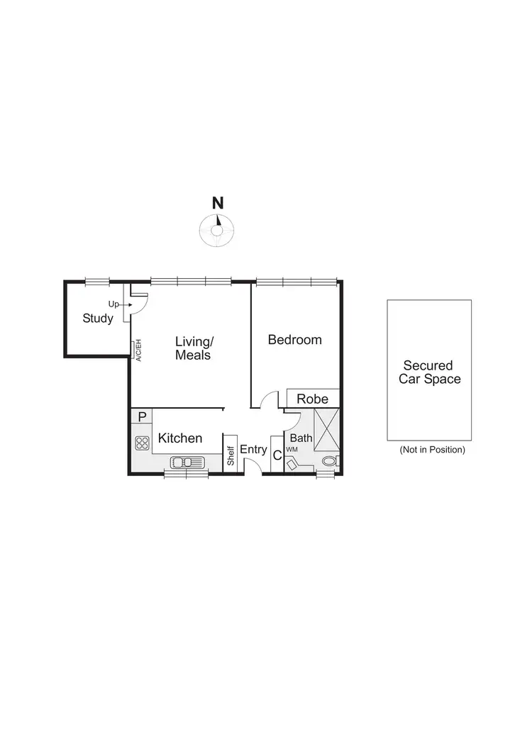 Floorplan of Homely apartment listing, 7/45 Foam Street, Elwood VIC 3184