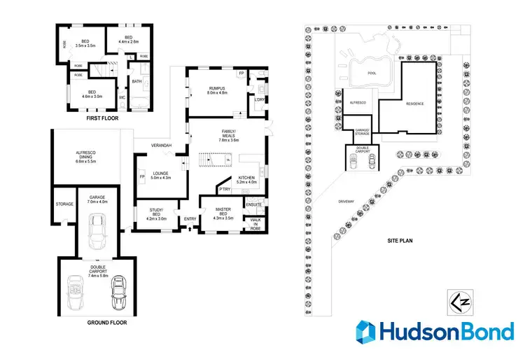 Floorplan of Homely house listing, 4 Kardinia Crescent, Warranwood VIC 3134