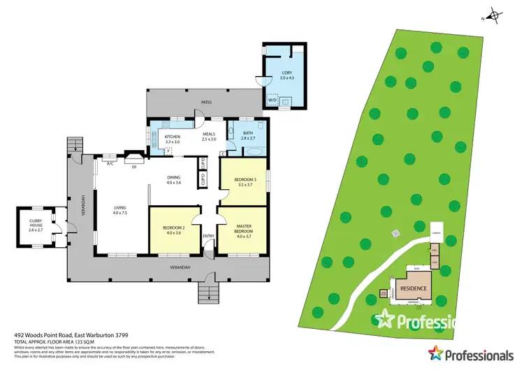 Floorplan of Homely house listing, 492 Woods Point Road, East Warburton VIC 3799