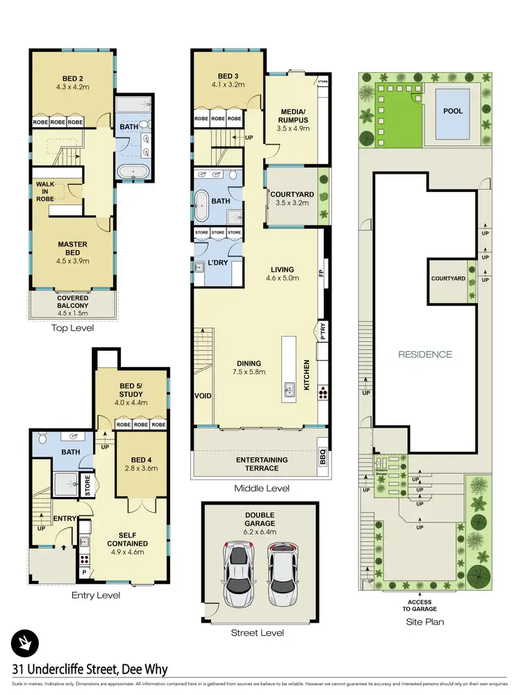 Floorplan of Homely house listing, 31 Undercliffe Street, Dee Why NSW 2099