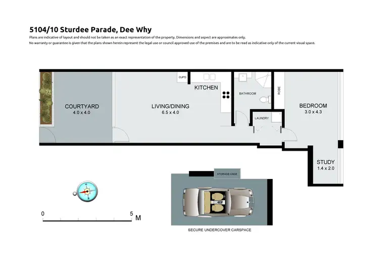 Floorplan of Homely apartment listing, 5104/10 Sturdee Parade, Dee Why NSW 2099