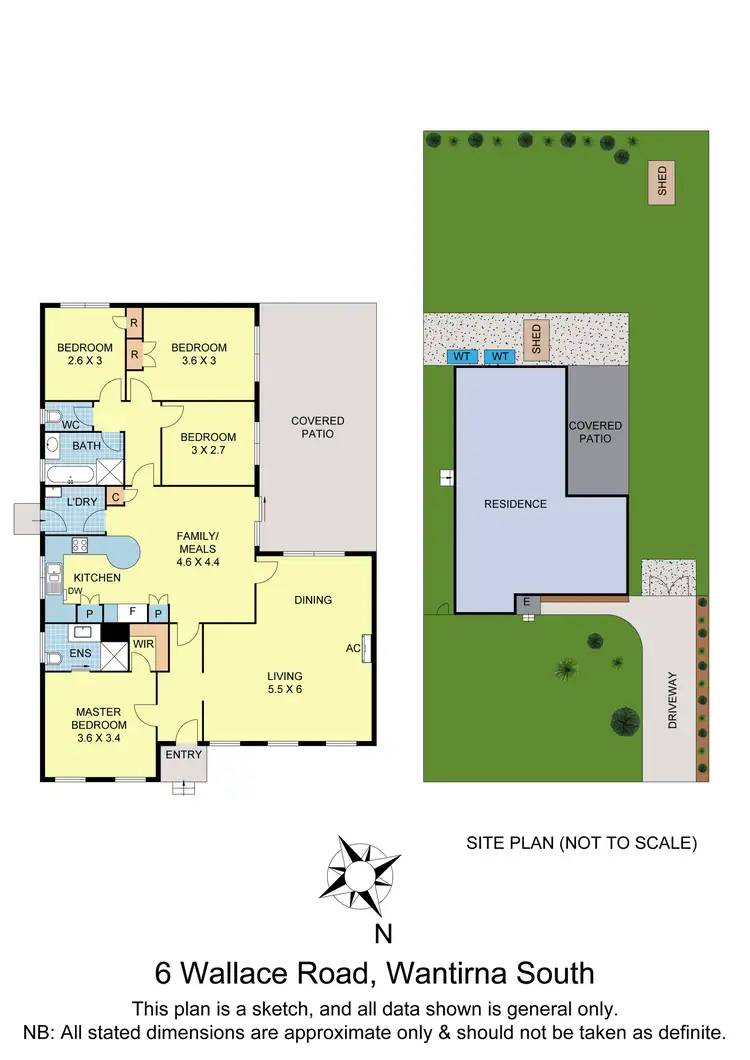Floorplan of Homely house listing, 6 Wallace Road, Wantirna South VIC 3152