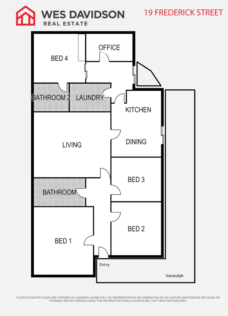 Floorplan of Homely house listing, 19 Frederick Street, Horsham VIC 3400