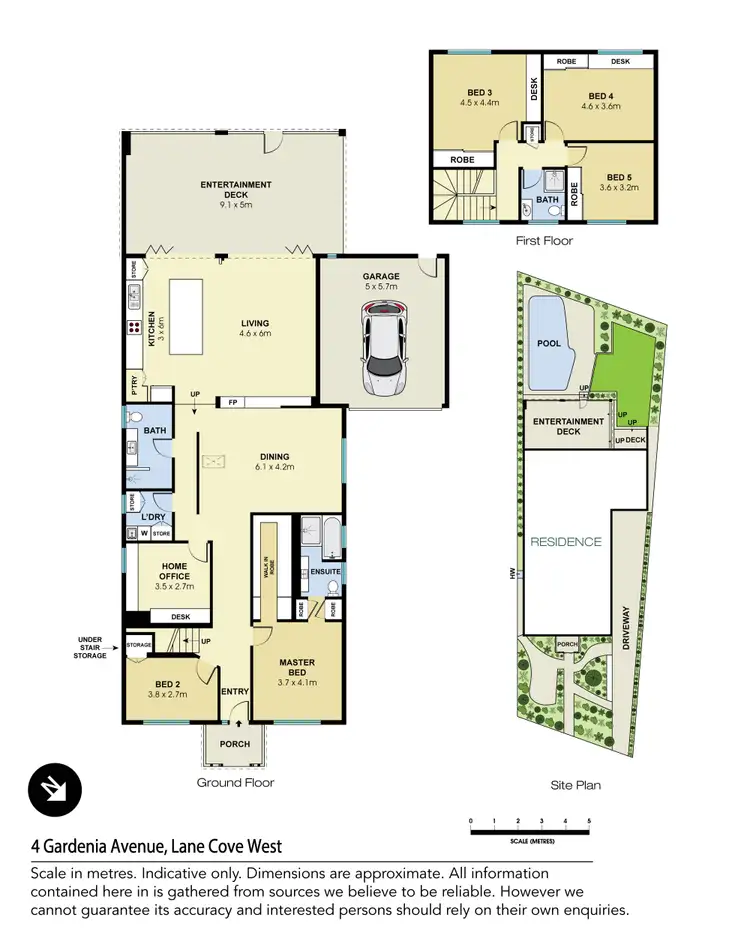 Floorplan of Homely house listing, 4 Gardenia Avenue, Lane Cove NSW 2066