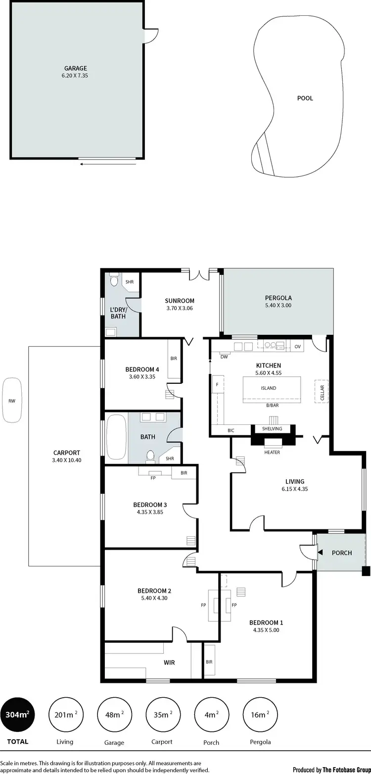 Floorplan of Homely house listing, 313 Greenhill Road, Toorak Gardens SA 5065