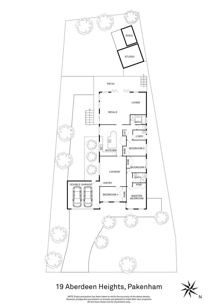 Floorplan of Homely house listing, 19 Aberdeen Heights, Pakenham VIC 3810