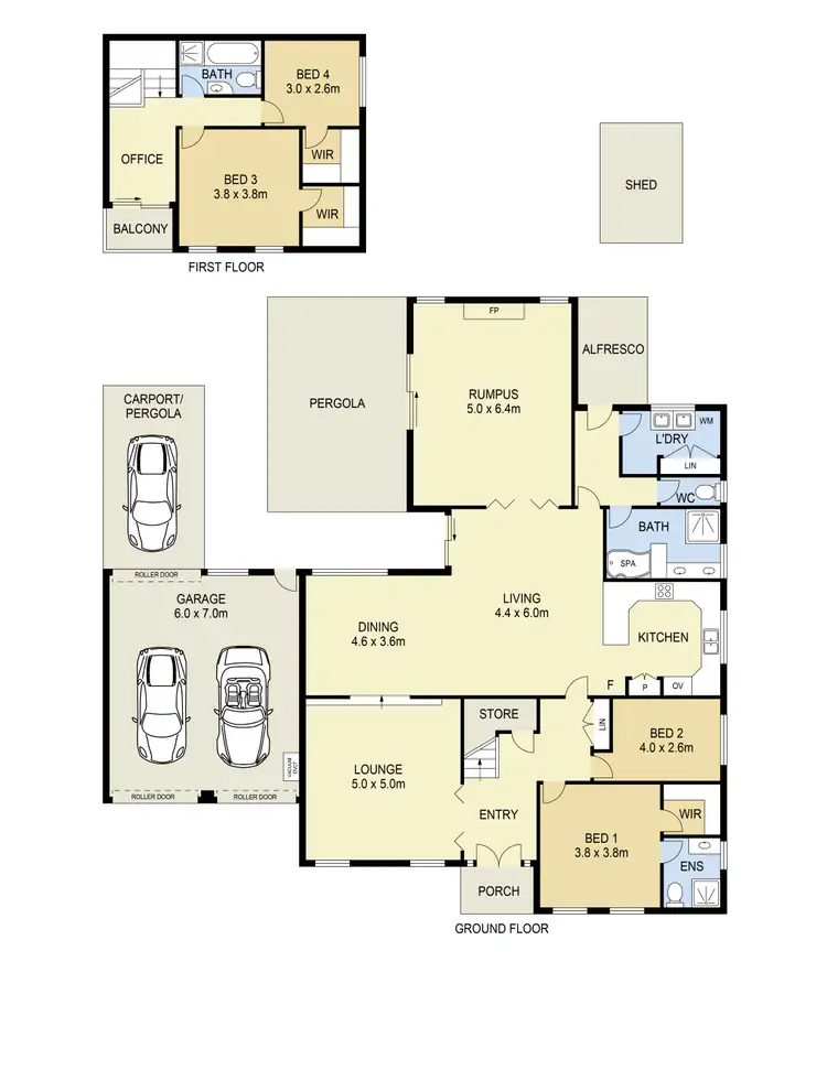 Floorplan of Homely house listing, 91 Chichester Drive, Taylors Lakes VIC 3038
