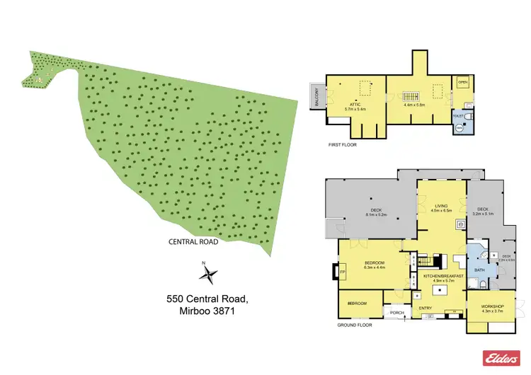 Floorplan of Homely rural property listing, 550 Central Road, Mirboo VIC 3871