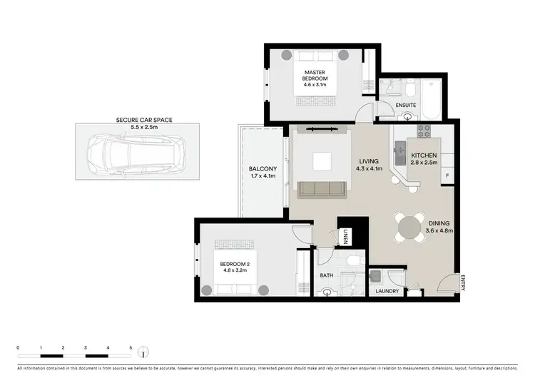 Floorplan of Homely apartment listing, 706/83 Dalmeny Avenue, Rosebery NSW 2018