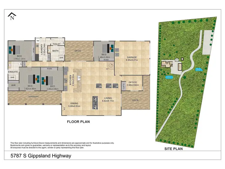 Floorplan of Homely rural property listing, 5787 South Gippsland Highway, Welshpool VIC 3966