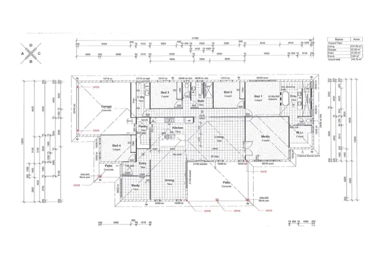 Floorplan of Homely house listing, 13 Midras Place, Bucasia QLD 4750