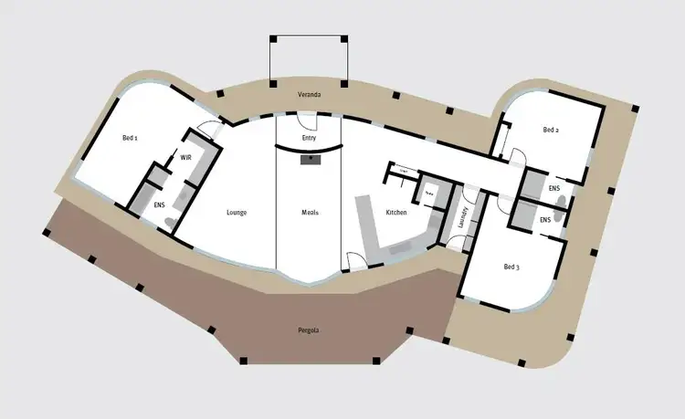 Floorplan of Homely rural property listing, 350 Henrys Road, Loch VIC 3945